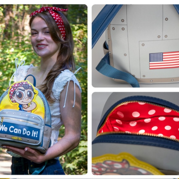 Rosie the Riveter Mini Backpack by Ranger Trek - Picture 2 of 4